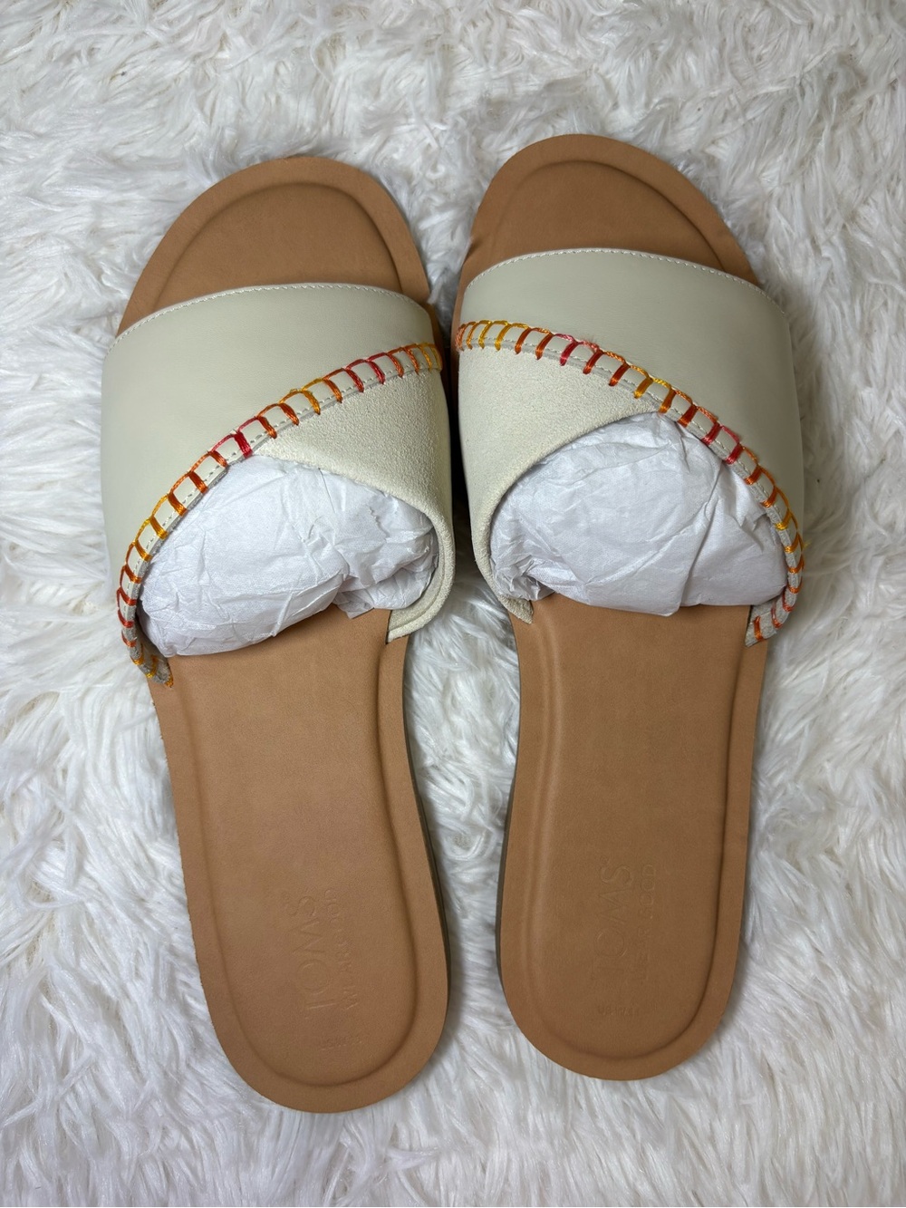 Toms Fog Leather/Suede Sandals